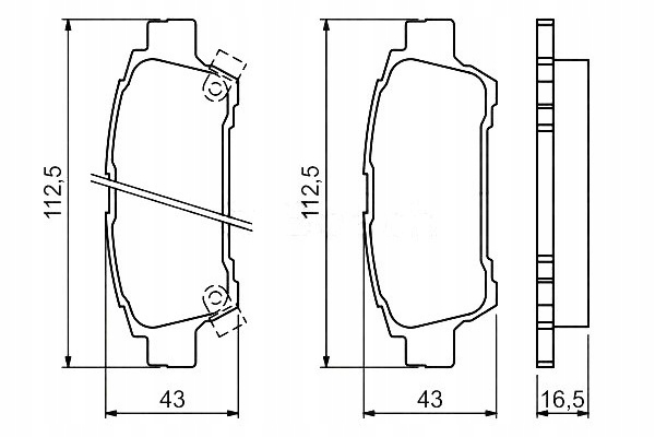 фото №10, Bosch гальмівні колодки гальмівні toyota зад avensis 986 424 762