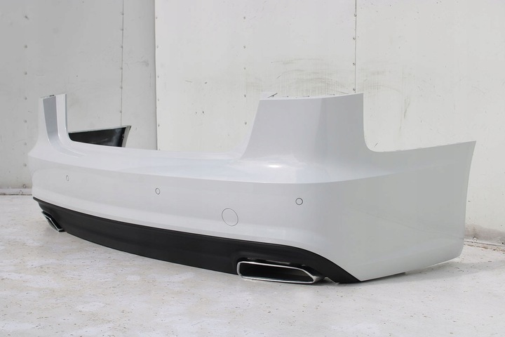 фото №10, Audi a6 sedan зад бампер задний крышка багажника 4g 4g5 лампы 2y2y ls9r белый