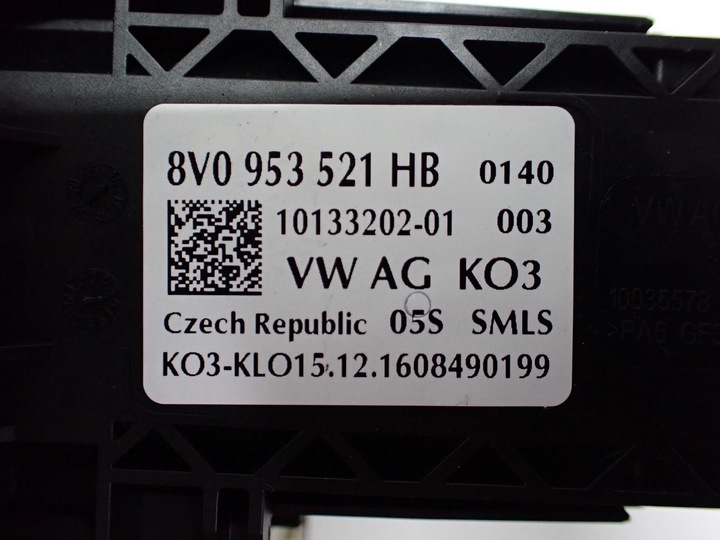 фото №9, Кермовий/підкермовий перемикач стрічка комбінований 8v0953521hb оригінал audi a3 8v 17r
