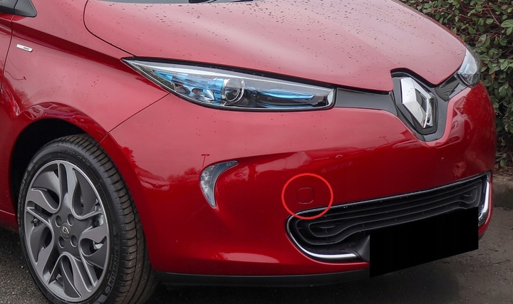 фото №11, Renault zoe 2012-2019 заглушка фаркоп перед оригинал