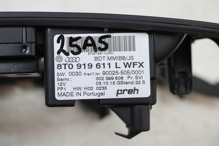 фото №7, Audi a4 a5 q5 fl панель ручка mmi 8t0919611l 8t0 919 611 l 8k 8t 8r рестайлінг hig