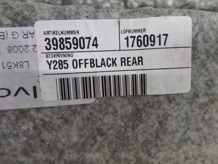 фото №7, Volvo v70 iii xc70 06-16 ковёр покрытие зад 39859074