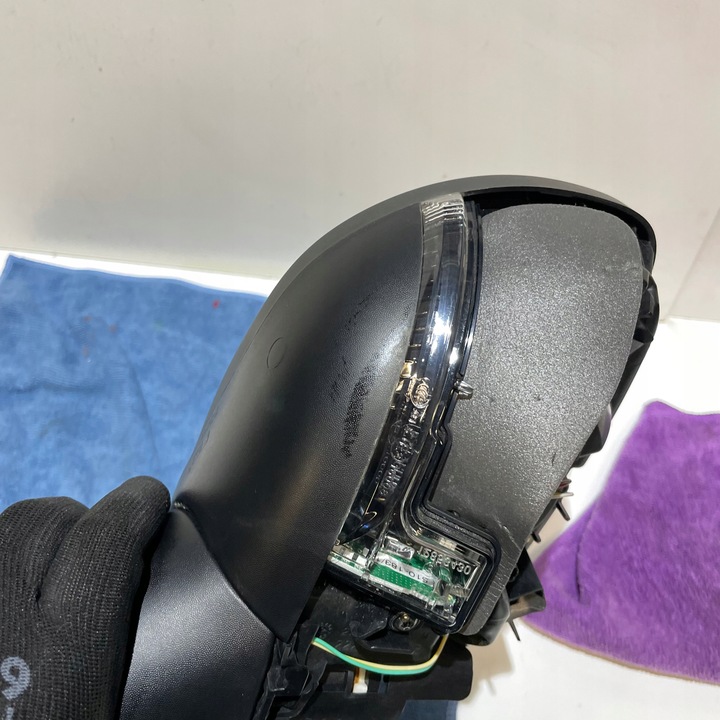 фото №7, Nissan micra k14 правые зеркало 9 контактов кабели