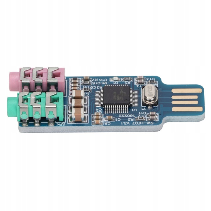 фото №8, Карта аудіо usb ukad cm108 звук usb адаптер