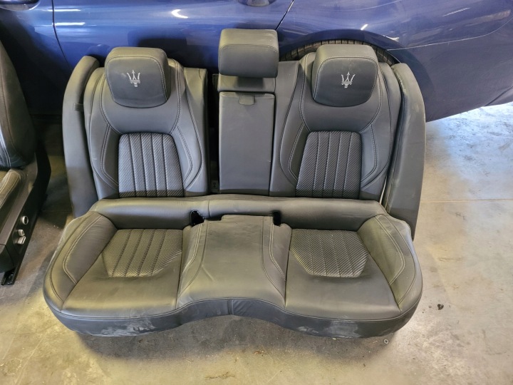 фото №9, Maserati quattroporte vi сидіння диван обшивки карбон nappa trofeo ідеальні