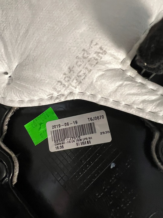 фото №10, Kia ceed iii proceed 19- боковина оббивка двері праві перед європа