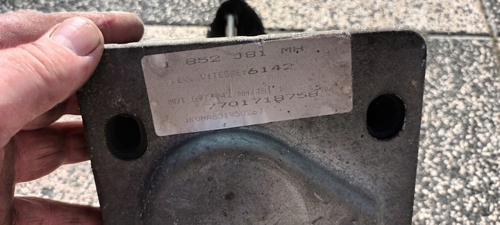 фото №4, Домкрат кассета изменения коробки передач renault espace 4 2,2 dci 8200236142 eu.