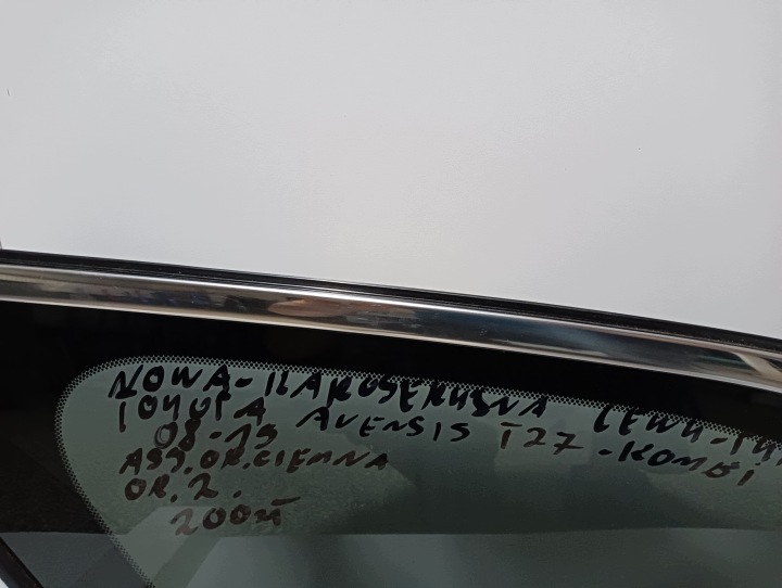 фото №7, Скло кузова бокова ліва задня toyota avensis t27 універсал 2008-2015