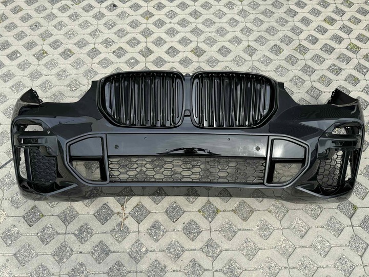 фото №10, Bmw x5 g05 м-пакет бампер перед переднее 6xpdc blacksapphire 475 комплектный