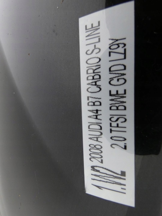 фото №11, Капот кришка двигуна audi a4 b7 8h cabrio lz9y