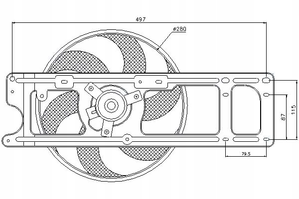 фото №2, Nissens вентилятор радиатор з корпус renault c