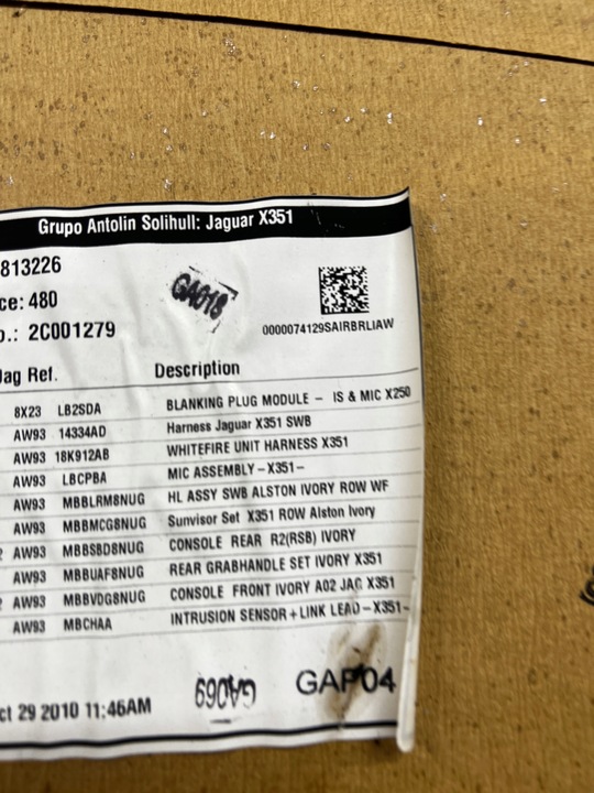 фото №7, Стеля стеля алькантара jaguar xj x351 swb eu