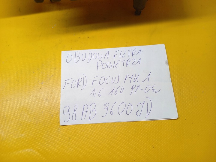 фото №5, Корпус фільтра повітря focus mk1 1,6b 98ab9600jd