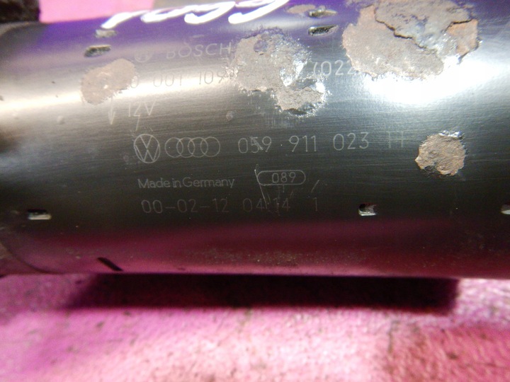 фото №6, Audi a6 c5 2.5 tdi afb 150km стартер 059911023h 0001109021 10 зубов