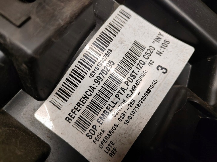 фото №8, Планка двері лівий зад ford kuga mk2 2013-2019