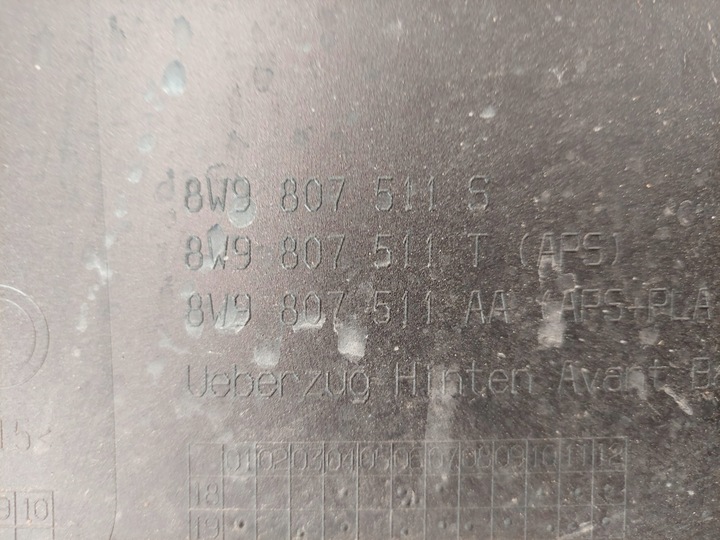 фото №9, Audi a4 b9 рестайлинг бампер зад 8w9807511 s оригинал