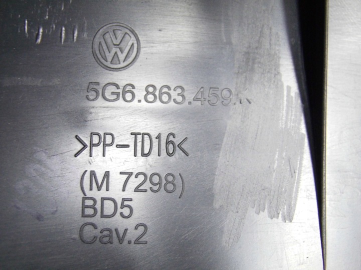 фото №8, Защита ремня заднего 5g6863459k vw golf vii рестайлинг 3/5 дверь оригинал