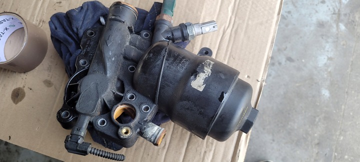 фото №1, A6 c7 4g корпус фильтра масла основание 3.0 tdi biturbo a7 4g