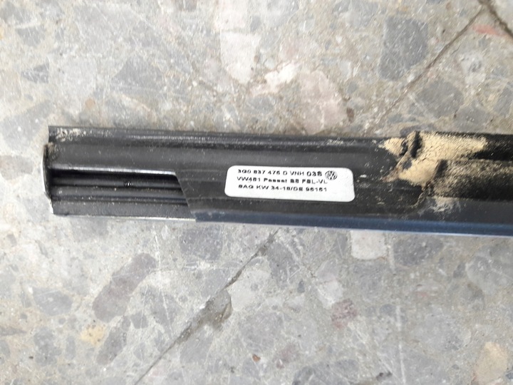 фото №9, 3g0837475d планка накладка стёкла левый перед vw passat b8