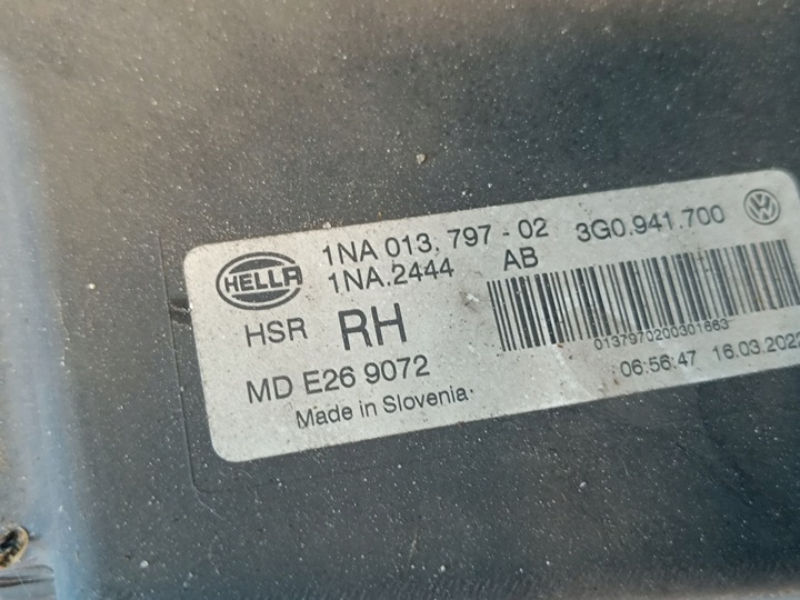 фото №15, Vw passat b8 вариант 2.0 tdi 110kw 2022 r бампер перед lc9x 3g0807217al