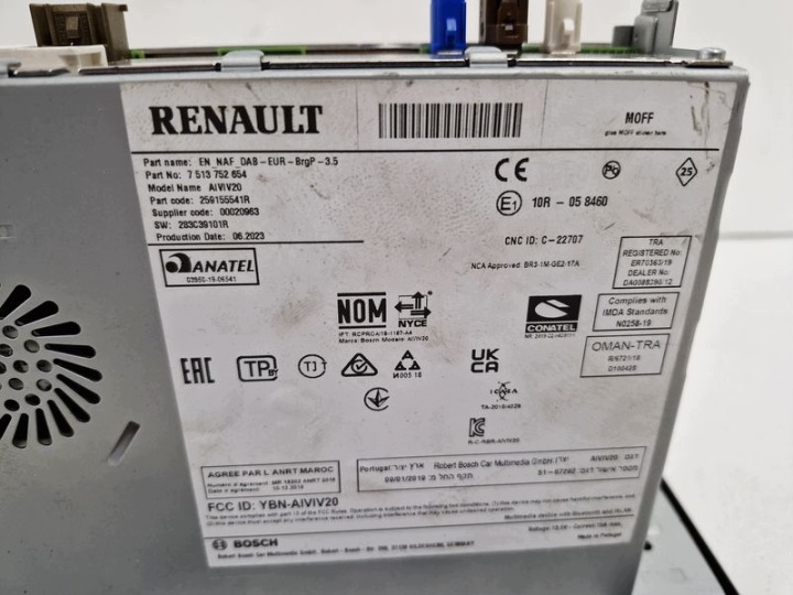 фото №6, Renault trafic iv 4 магнитола заводские дисплей мультимедийной системы (экран, монитор) 259155541r