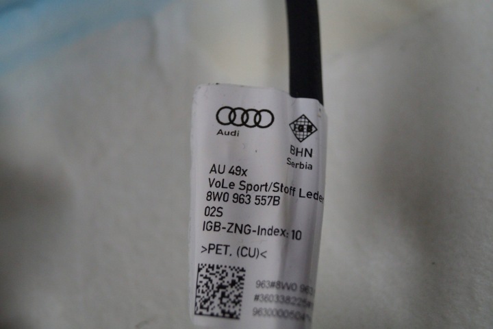 фото №14, Audi s5 a5 8w f5 спинка водій alcanta-ra cabrio s-line чорна шкіра 8w7