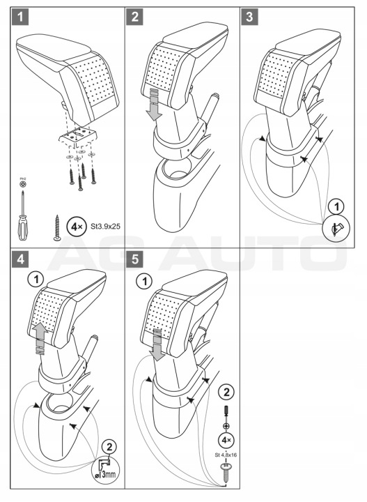 фото №7, Подлокотник стандарт toyota yaris, 2008- 2011