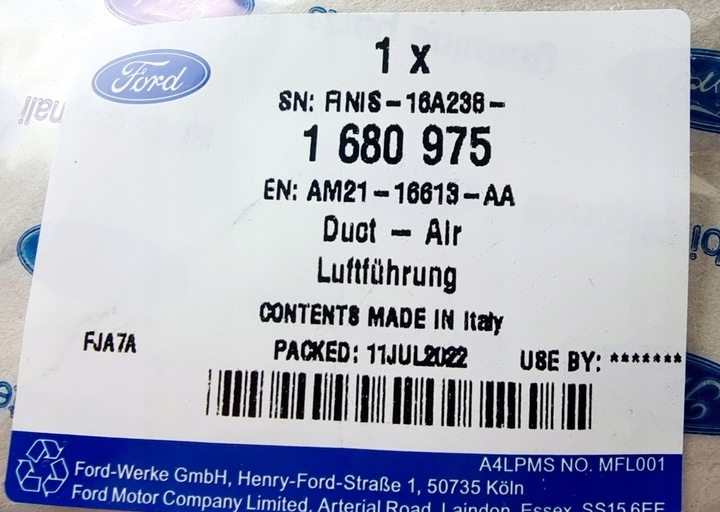 фото №12, Захист радіатор верхня ford s-max galaxy 2010- оригінальний номер