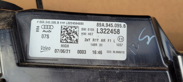 фото №11, Audi q4 e-tron 2021-2024 лампы зад led комплект high edition оригинал европа