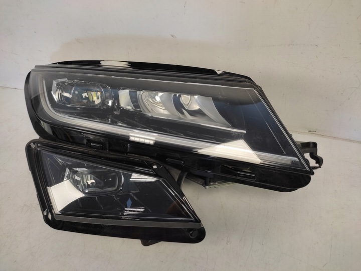 фото №6, Skoda kodiaq 566 лампа права перед повний led 2016-