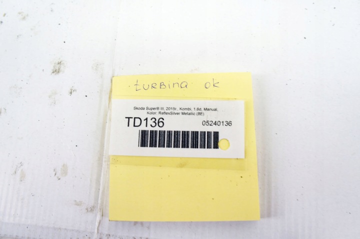 фото №8, Td136 skoda superb iii 1.6d турбонагнетатель 04l253016t 16359700012