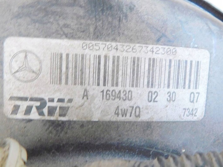 фото №6, Mercedes a 1.5 a150 w169 насос підсилювач гальмівні