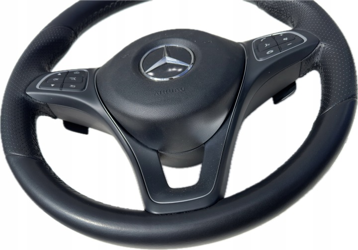 фото №8, Руль кожа подушка подушка комплект mercedes c w205 glc w253 оригинал