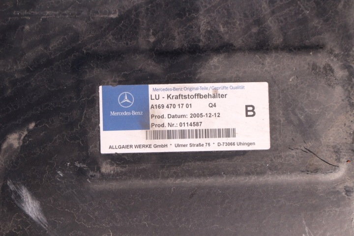 фото №10, Бак пального bak 2.0 b mercedes w245 a1694701701