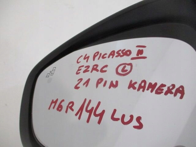 фото №12, Citroen c4 grand picasso ii левое зеркало 21 pin ezrc ассистент камера