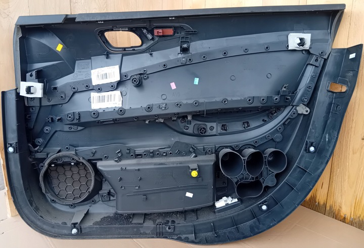 фото №15, Боковина оббивка двері лівий перед чорний матеріал hifi citroen c5 iii x7 eu