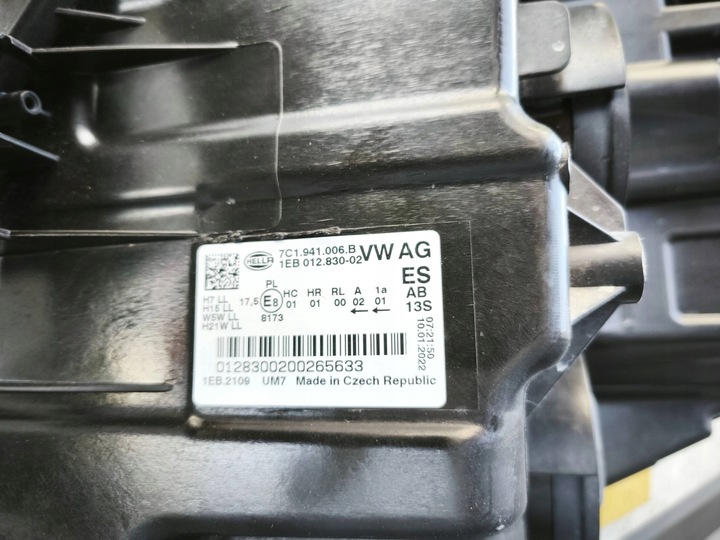 фото №10, Лампа ліва права перед передня vw crafter 2 ii 7c 7c1941005 7c1941006b