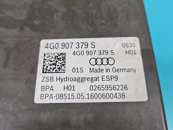 фото №11, Насос abs audi a7 4g 4g0614517al, 0265254421, boj0034729b, 4g0907379s