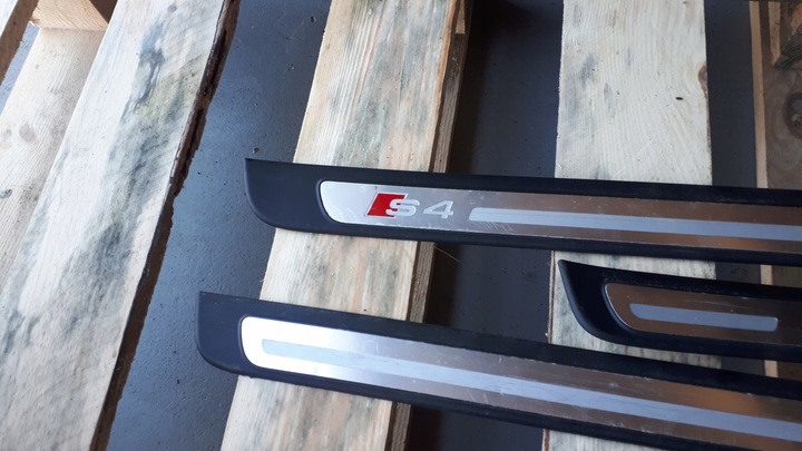 фото №2, S4 b8 планки порогові a4 b8 sline накладки na пороги