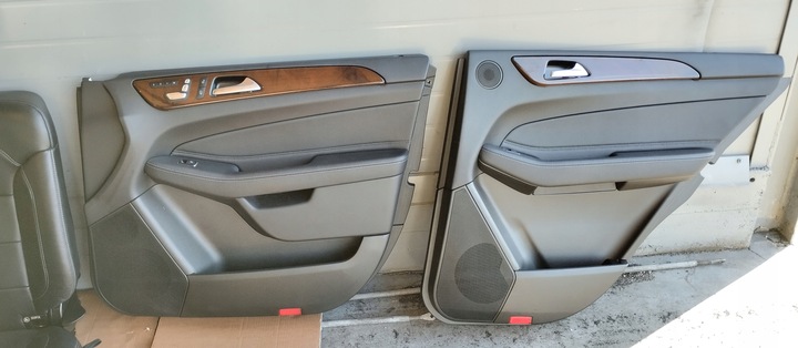 фото №10, Сиденья диван обшивки комплект кожа mercedes gle 166 w66 suv