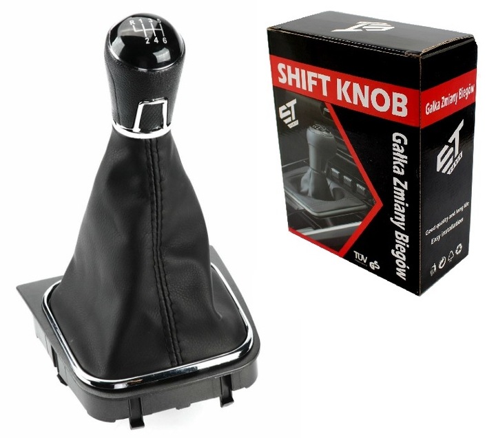 фото №1, Ручка зміни коробки передач + чохол vw volkswagen golf v vi mk5 mk6 з рамка
