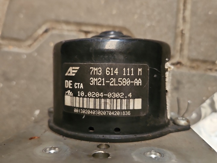 фото №8, Насос abs vw sharan i 7m3614111m, 7m3907379e, 3m21-2l580-aa