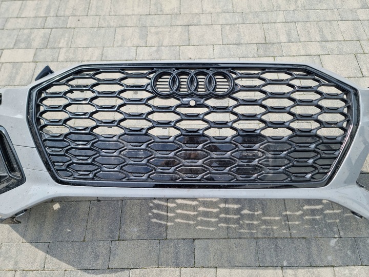 фото №7, Audi q5 рестайлинг 80a s line s-line бампер переднее перед решётка решётка радиатора