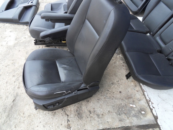 фото №13, Land rover freelander ii 2 l359 06-11 сиденья обшивки чёрная кожа европа