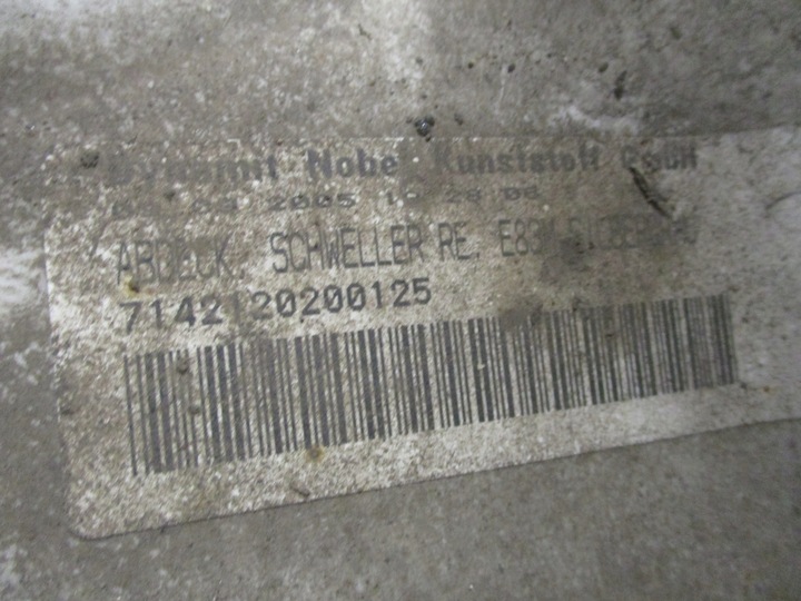 фото №9, Планка накладка порогова права e83 a08/7 м-пакет