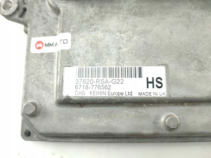 фото №3, Комп'ютер двигуна civic viii 1.8 16v 37820-rsa-g22