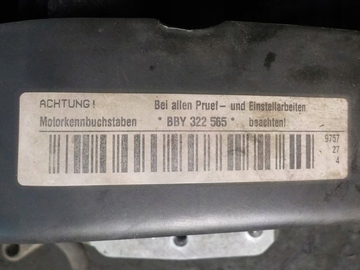 фото №9, Двигун volkswagen golf v 1.4b 2004r bby