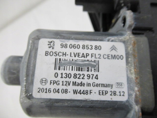 фото №9, Peugeot 508 механизм подъемник стекла правый задний