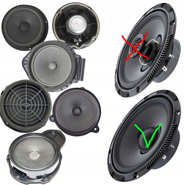 фото №12, Динамики автомобильные jbl stage3 607 басовые динамики 165mm 16,5cm do дверь