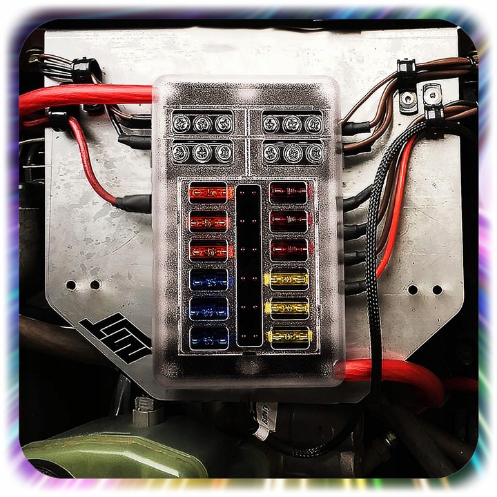 фото №7, Коробка запобіжників 12 шестиполюсна модуль гніздо блок набір 24 запобіжники